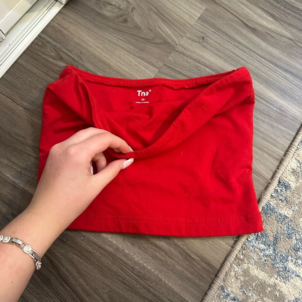 TNA Bold Red Tube Top